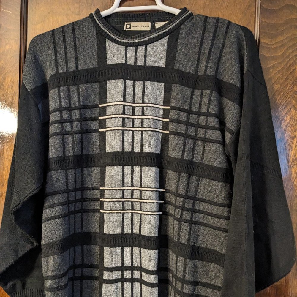 Square and Stripe Pullover Sweater